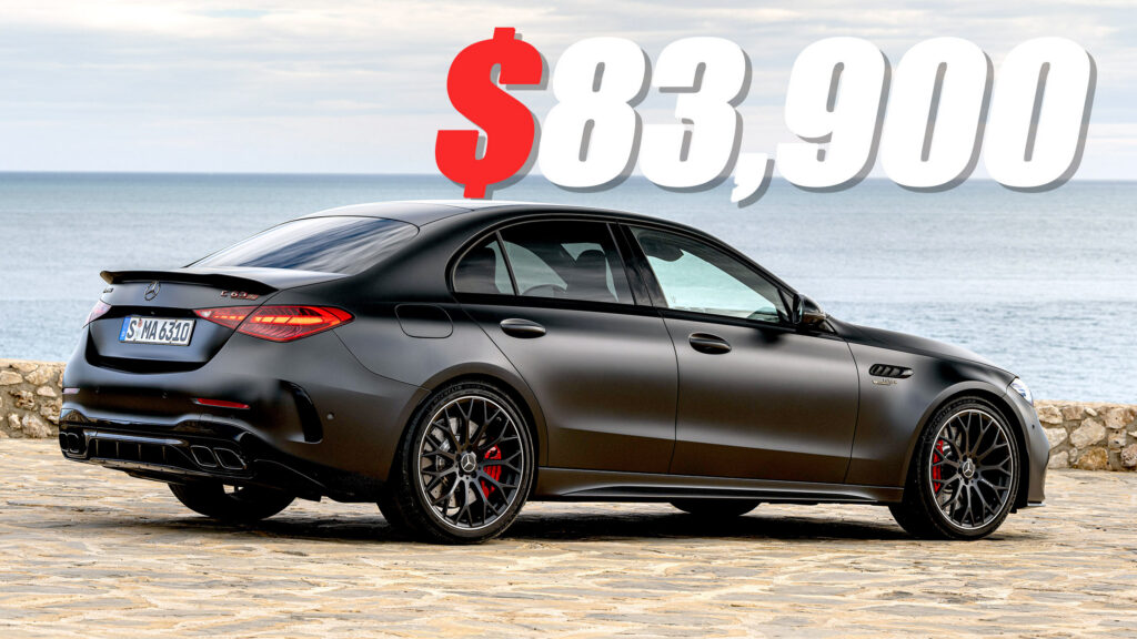  Mercedes-AMG C 63 S E Performance Has A Price Tag Nearly As Long As Its Name