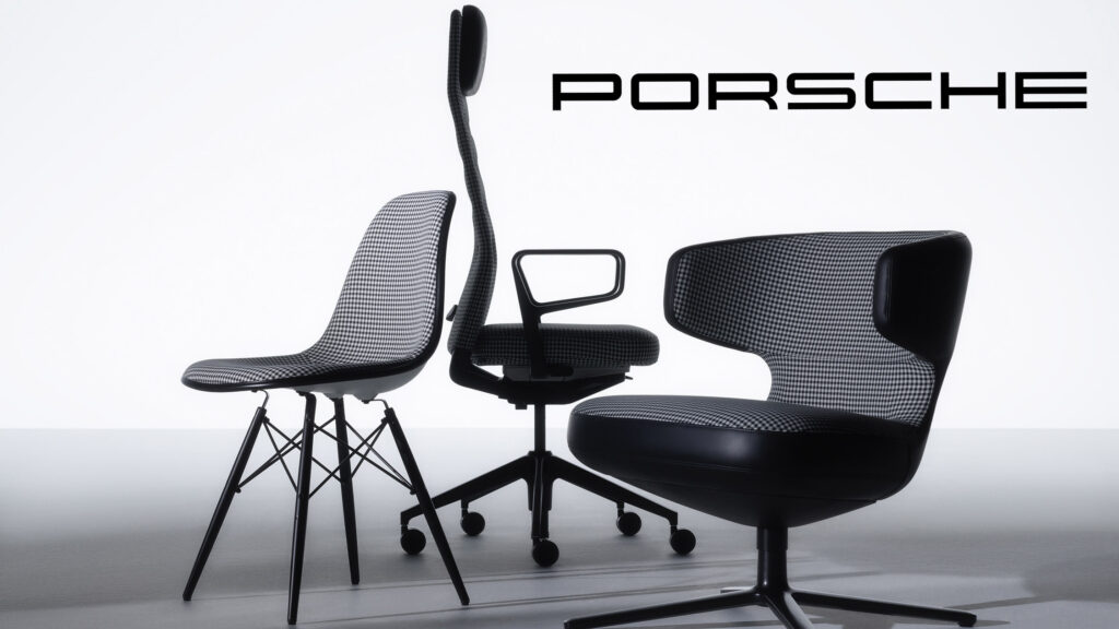  Porsche Wants To Houndstooth Your Home With Pepita Fabric Chairs