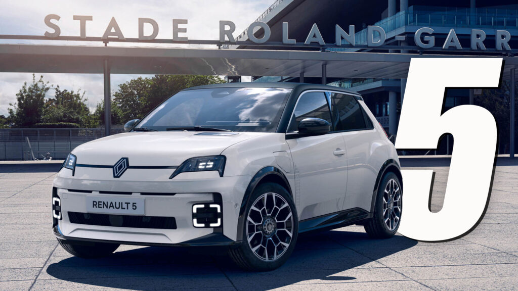  Tennis-Themed Renault 5 E-Tech Roland Garros Is First Limited Edition 5