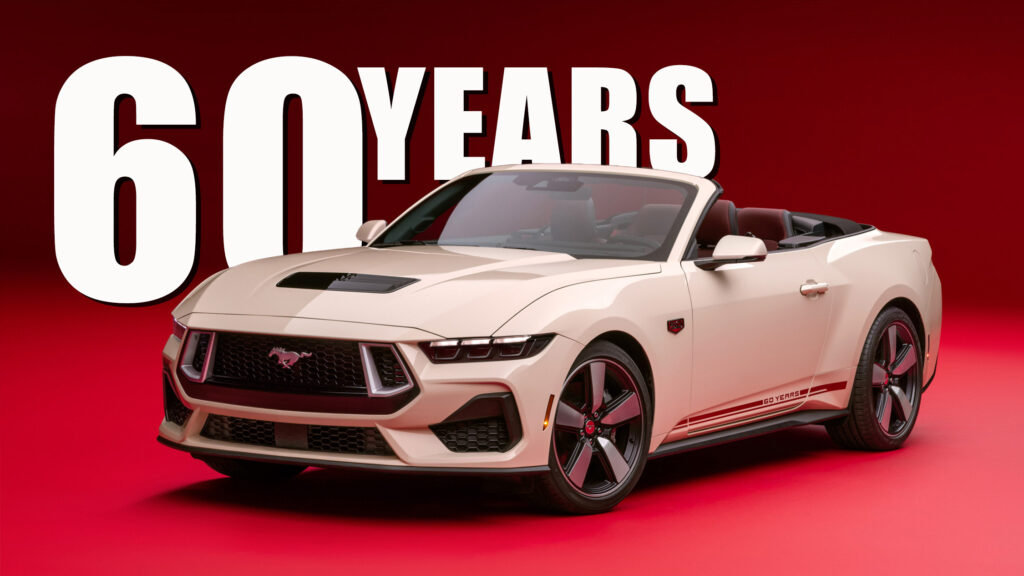  V8-Only Ford Mustang 60th Anniversary Package Summons the Spirit Of The 1960s
