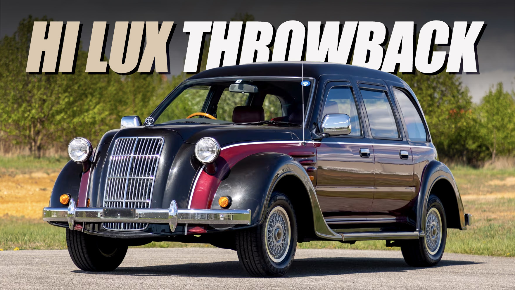 Obscure 1996 Toyota Classic Is A Hilux In A Retro Wrapper | Carscoops