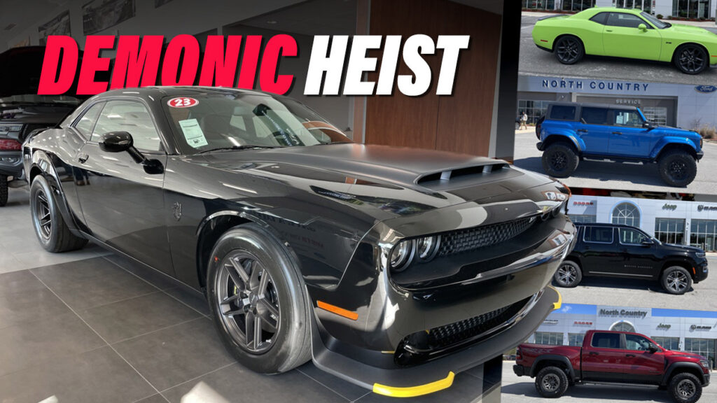 Alabama Thieves Steal $1.2M In Cars From Dodge Dealer, Use Challenger Demon 170 As Battering Ram!