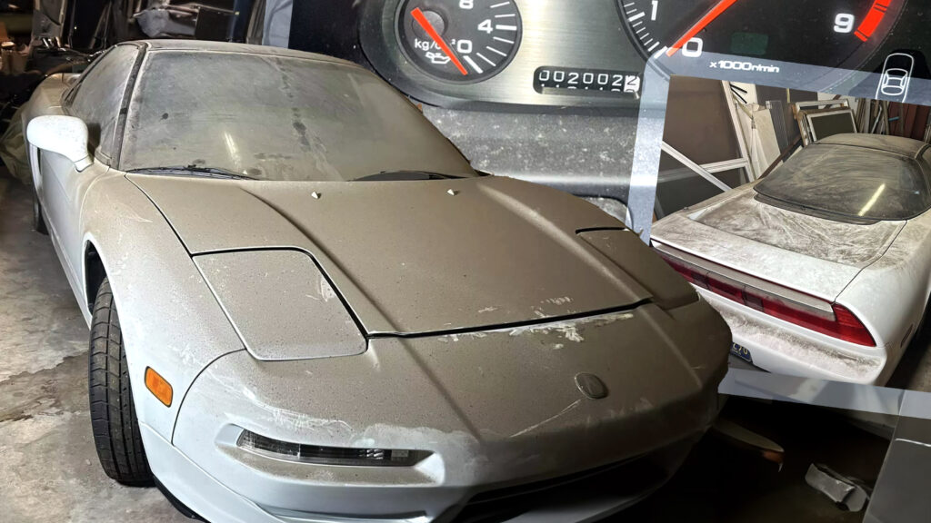 1992 Acura NSX Unearthed After Hiding 30 Years In Storage