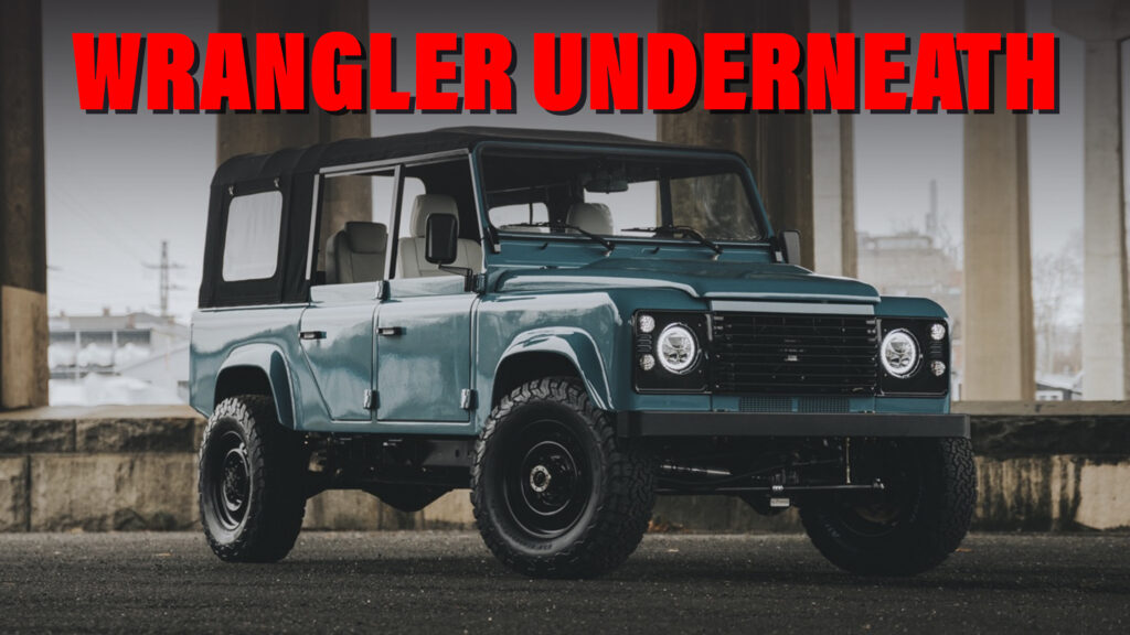  This Is What Happens When You Cross A Land Rover Defender Body With The Chassis Of A Jeep