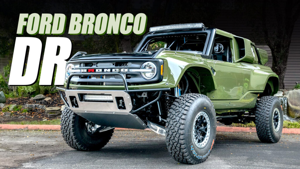  Would You Blow Supercar Cash On A Ford Bronco DR In Porsche NATO Green?