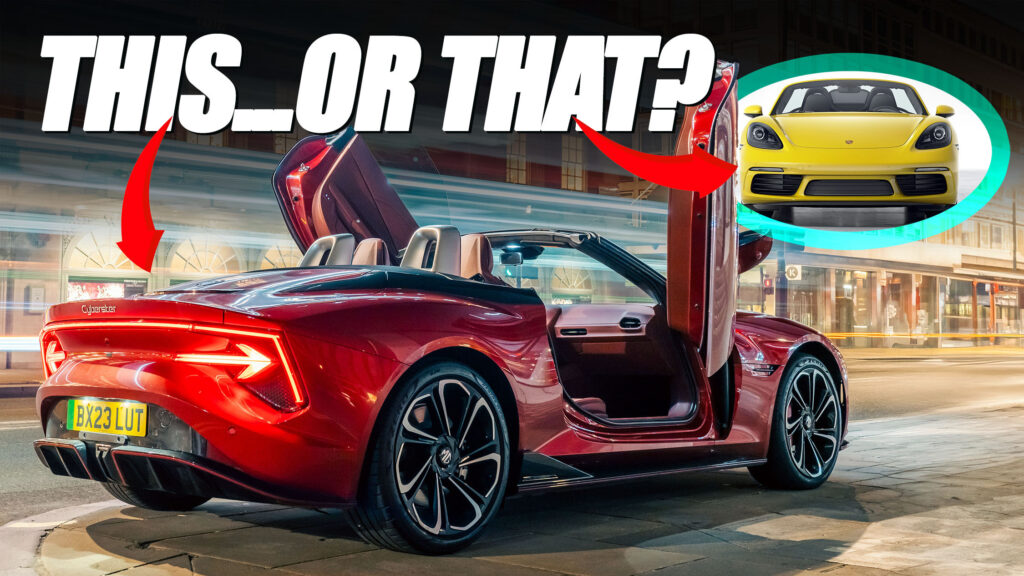  MG Cyberster EV Costs As Much As A Porsche 718 In The UK