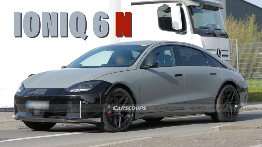 The 641 HP Hyundai Ioniq 6 N Could Be Hiding Under This Early Prototype