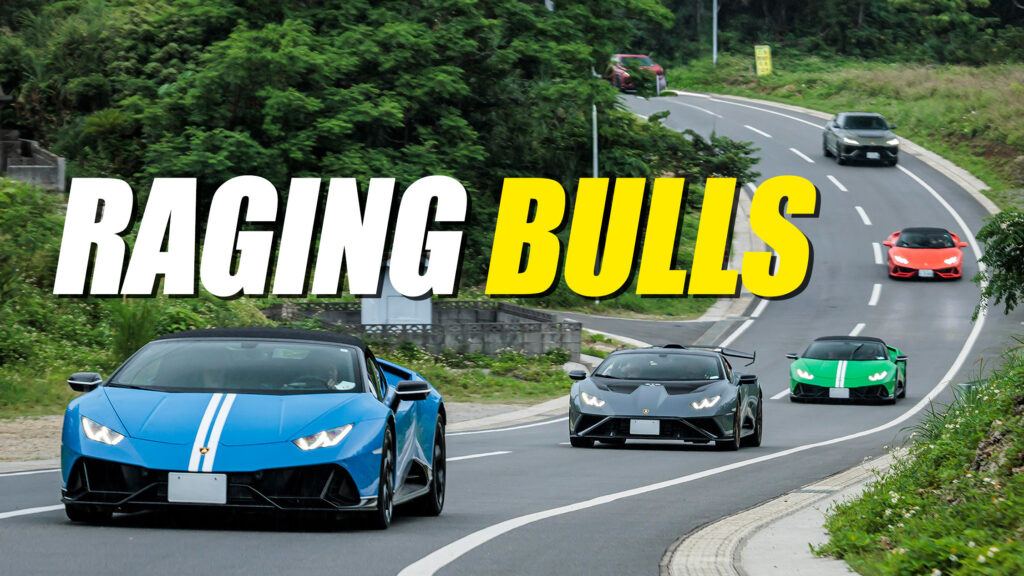  Lamborghini’s Japanese Owners Just Went On An Epic Road Trip