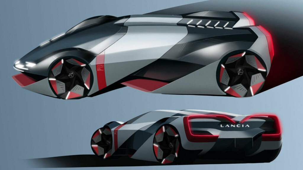 Lancia Zero Electric Sports Car Concept Wins 2024 Drive For Design Contest