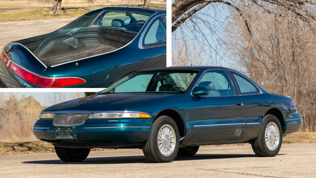  This Lincoln Mark VIII Pickup Is Luxury In The Front, Party In Back