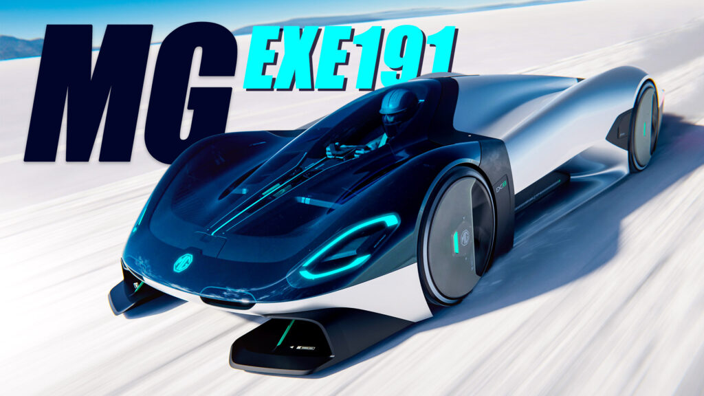  Electric MG EXE181 Hypercar Concept Aims For 1.9 Second 0-62 MPH