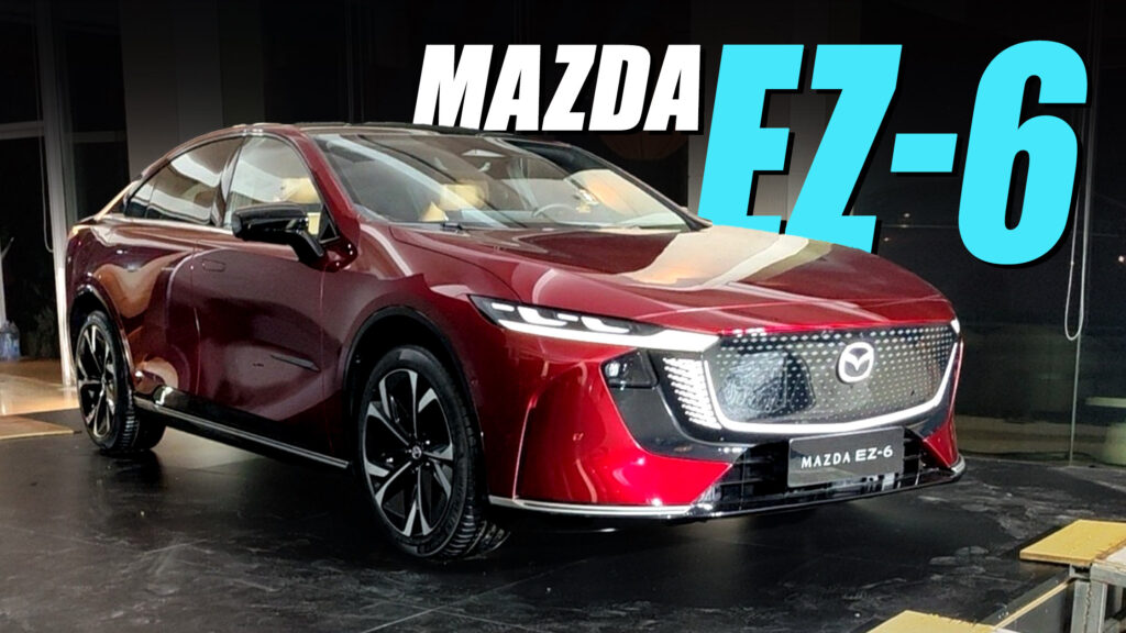 New Mazda EZ-6 Is China’s Electric Mazda6 Sedan