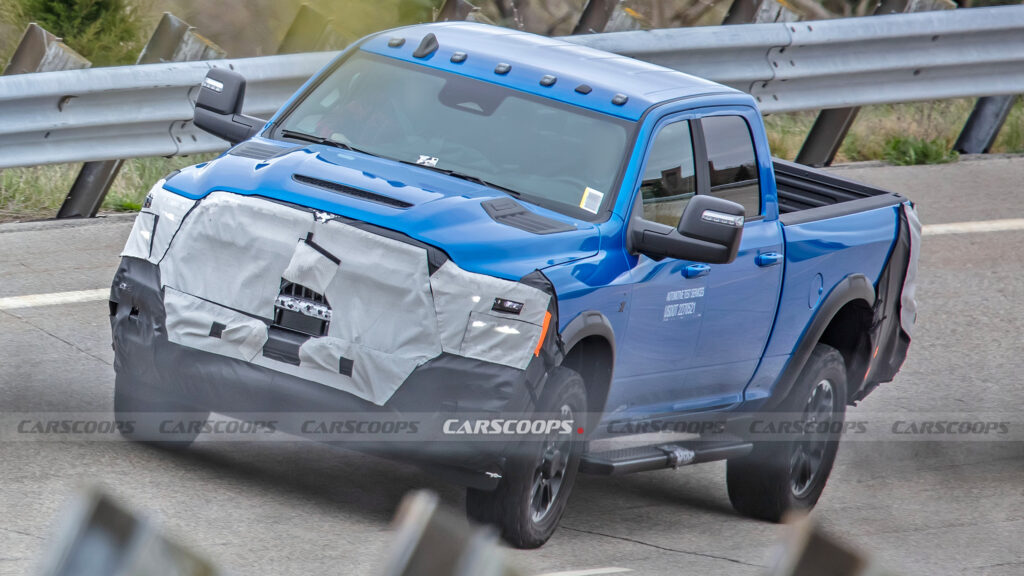  2025 Ram 2500 HD Rebel Hides Revised Styling In New Spy Shots