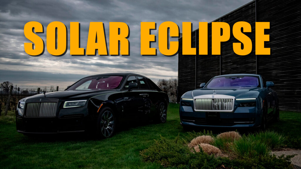  Rolls-Royce Showcases Ghost Ekleipsis At Solar Eclipse Viewing Event In Canada
