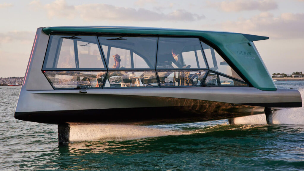  Own The Icon, A Futuristic Electric Yacht By BMW Fit For A Bond Villain