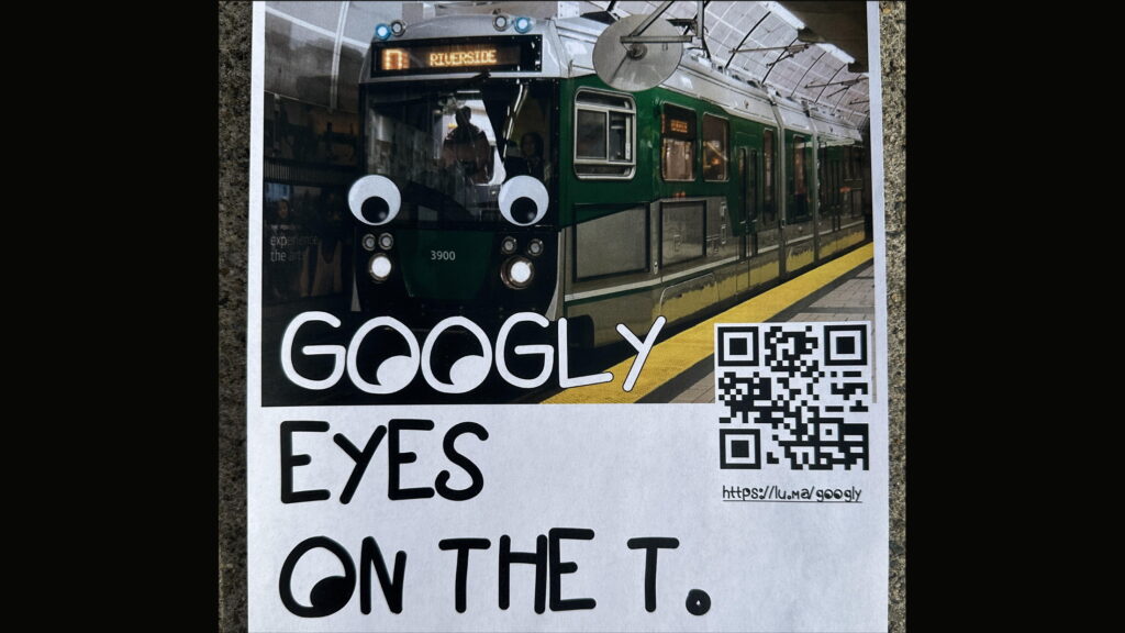  Bostonians March To Demand Googly Eyes For Trains