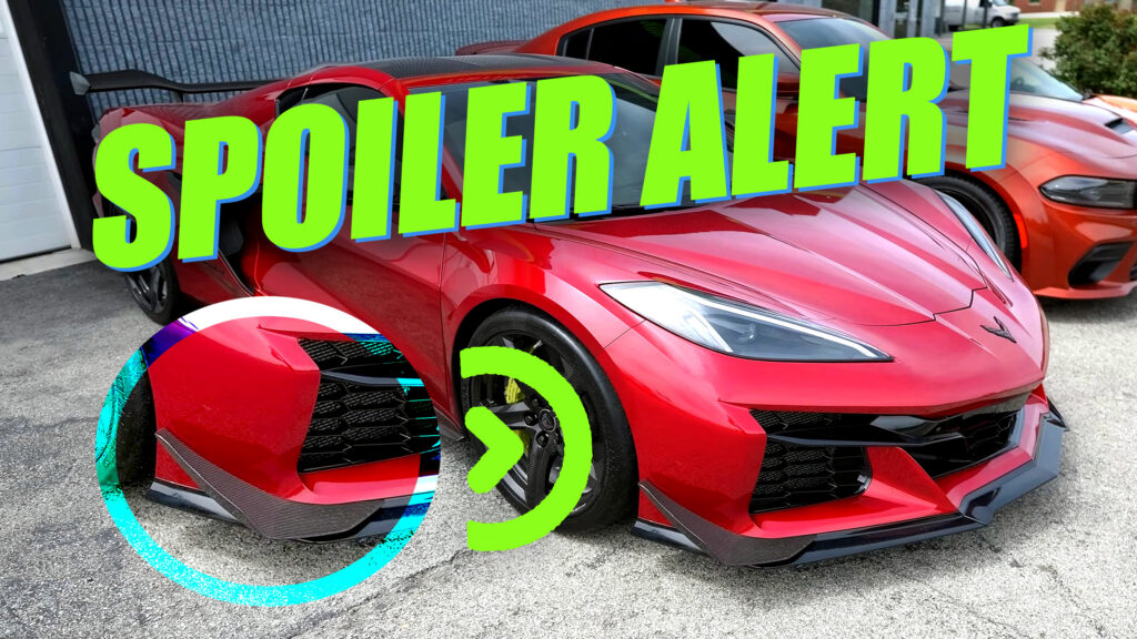  New $200,000 Corvette Z06 Delivered With Mismatched Splitters And It’s Not Alone