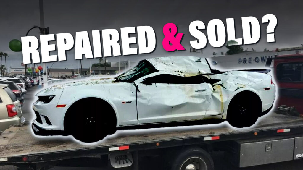  300-Mile Camaro Z28 Crushed By Nissan In Freak Dealer Accident, Allegedly Repaired And Sold