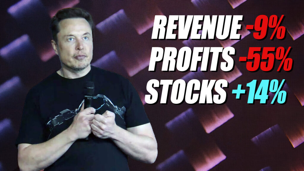  Tesla Posts Largest Revenue Dip Since 2012, Yet Shares Surge On ‘Affordable Model’ News