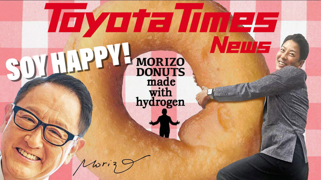  Akio Toyoda Makes Guilt-Free Donuts With Hydrogen Truck