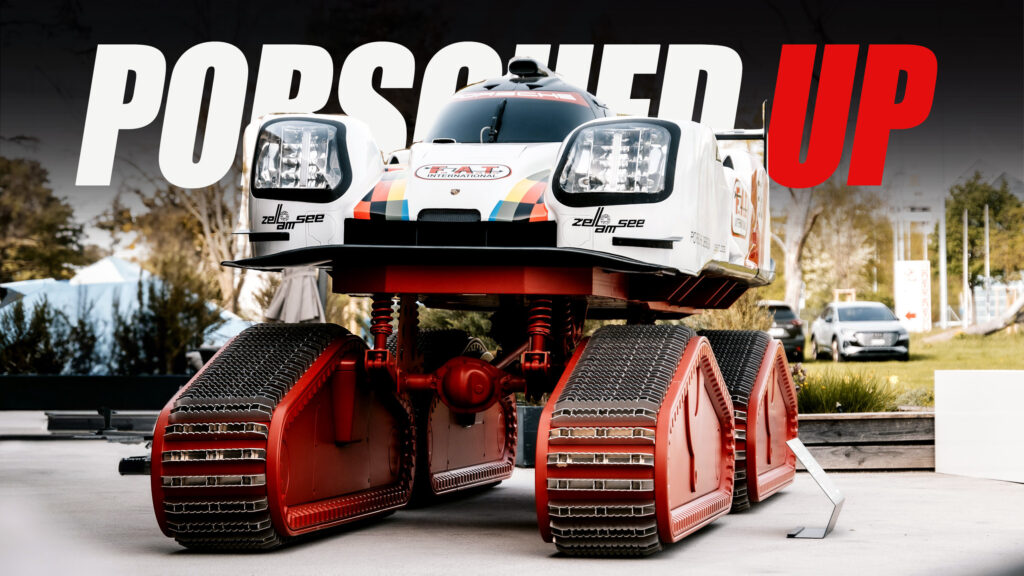  Turns Out Porsche’s 919 Hybrid Le Mans Winner Looks Great As A Monstrous Snowcat