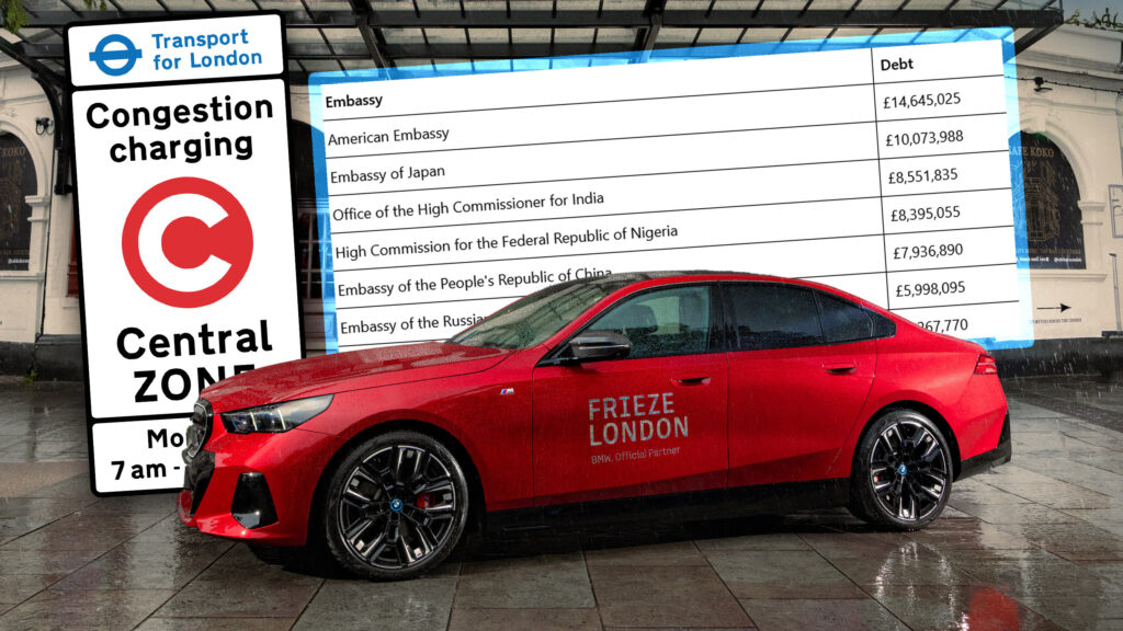  U.S. Embassy Racks Up $19 Million In London Traffic Fees And Won’t Pay
