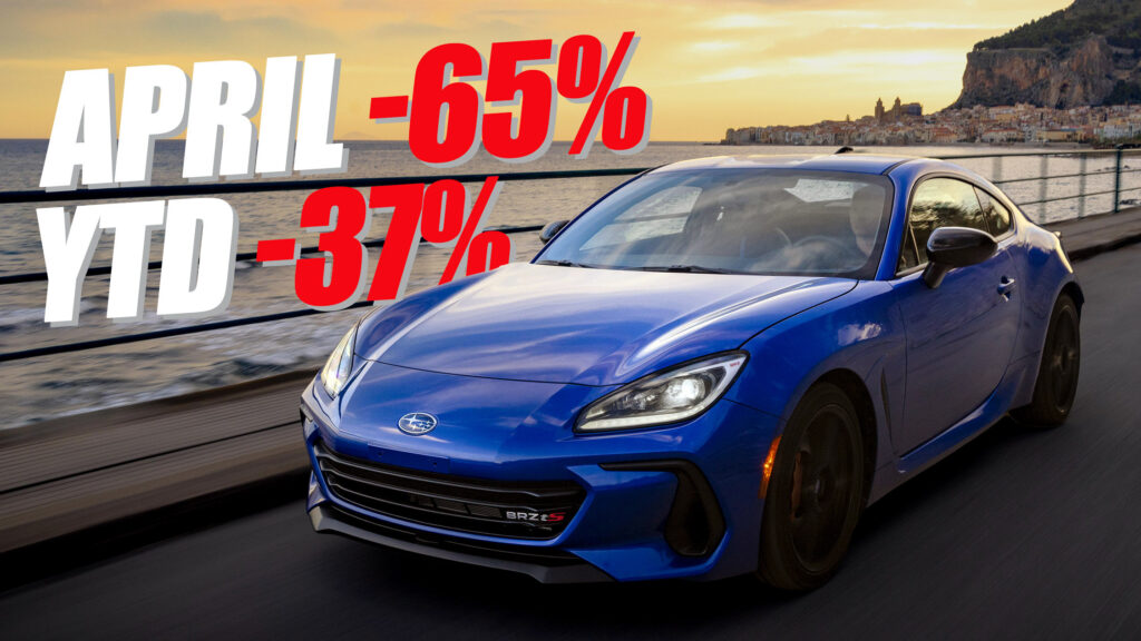  The Subaru BRZ Is Having A Really Crappy Year, April Sales Sink 65%