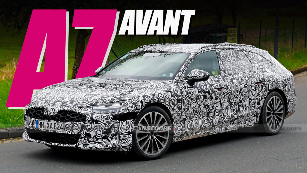  Audi A7 Avant Spied: Traditional Gas Wagon Gets Modern Redesign