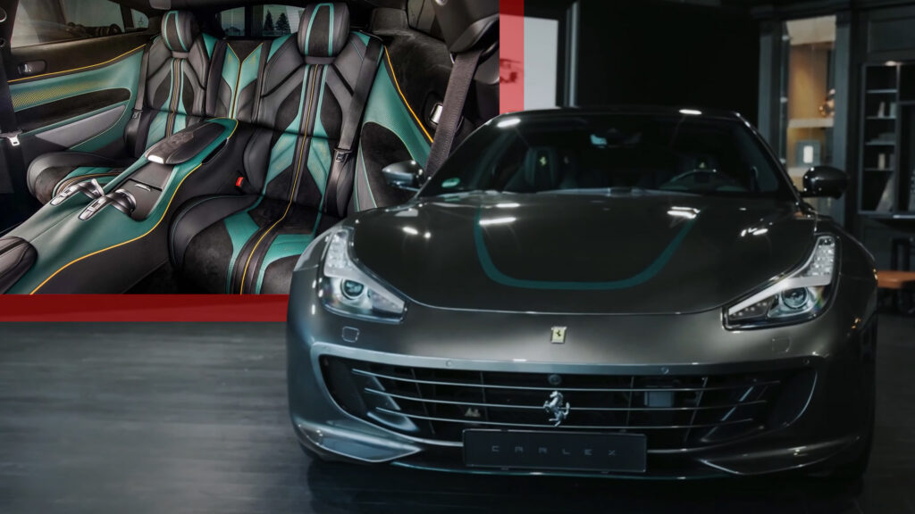  This Ferrari GTC4Lusso Has A $32,000 Custom Interior