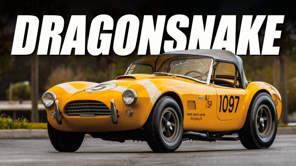 1965 Shelby Dragonsnake Is A Factory-Built Quarter-Mile Cobra