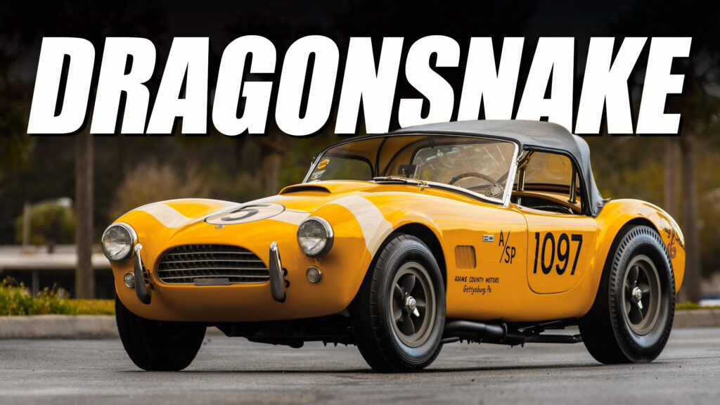 1965 Shelby Dragonsnake Is A Factory-Built Quarter-Mile Cobra