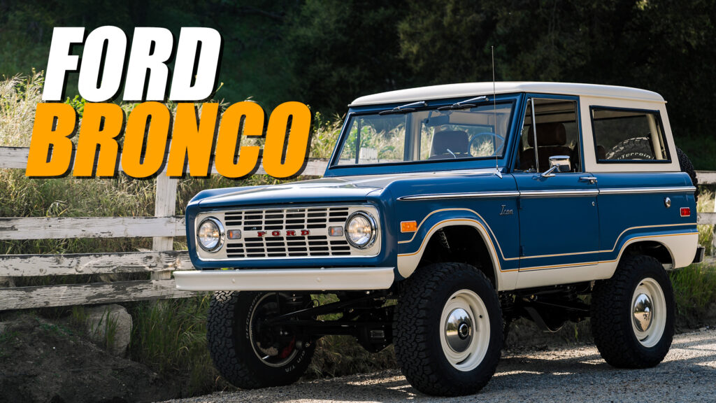  Icon 4×4’s Ford Bronco BR Old School Edition Is Pure Vintage Glory