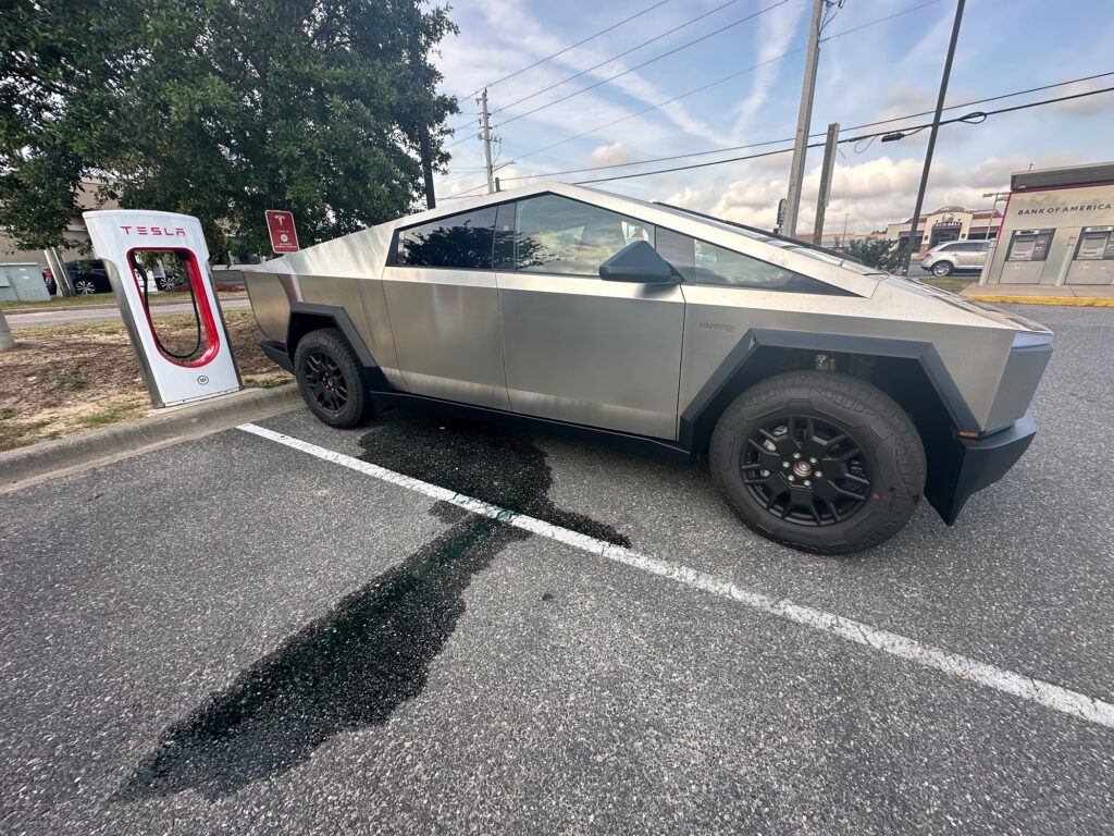  Cybertruck Breaks Down 35 Miles After Delivery, Tesla Says Coolant Leaks Not Covered