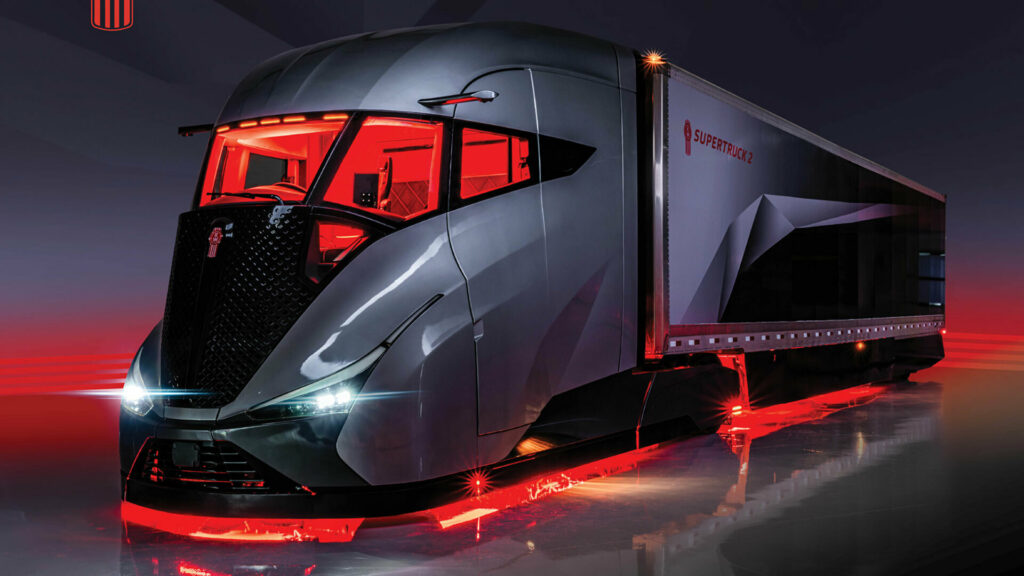  Kenworth SuperTruck 2 Is A Hybrid, Bullet Train Of A Semi