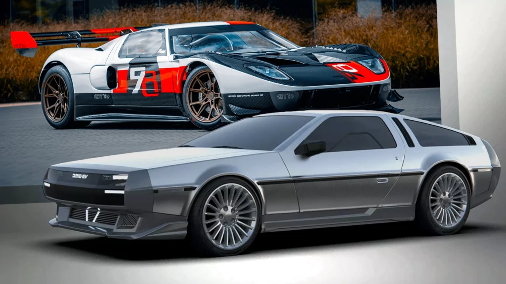  Lynx Motors Brings DeLorean And Ford GT Back From The Future With An Electric Twist