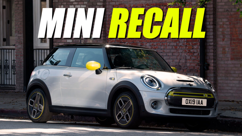  Mini Recalls Cooper SE Due To Battery Fire Risk After 2 Incidents