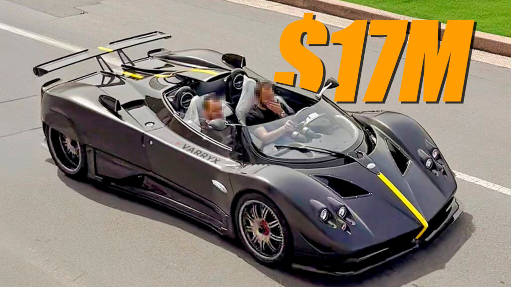  The $17 Million Pagani Zonda HP Barchetta Crashed In 2022 Has Been Repaired