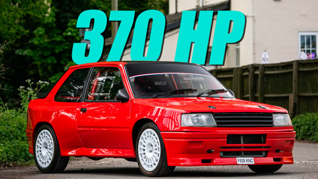  Buy This Awesome 370-HP Peugeot 309 GTi And Learn What Having Your Hair On Fire Feels Like