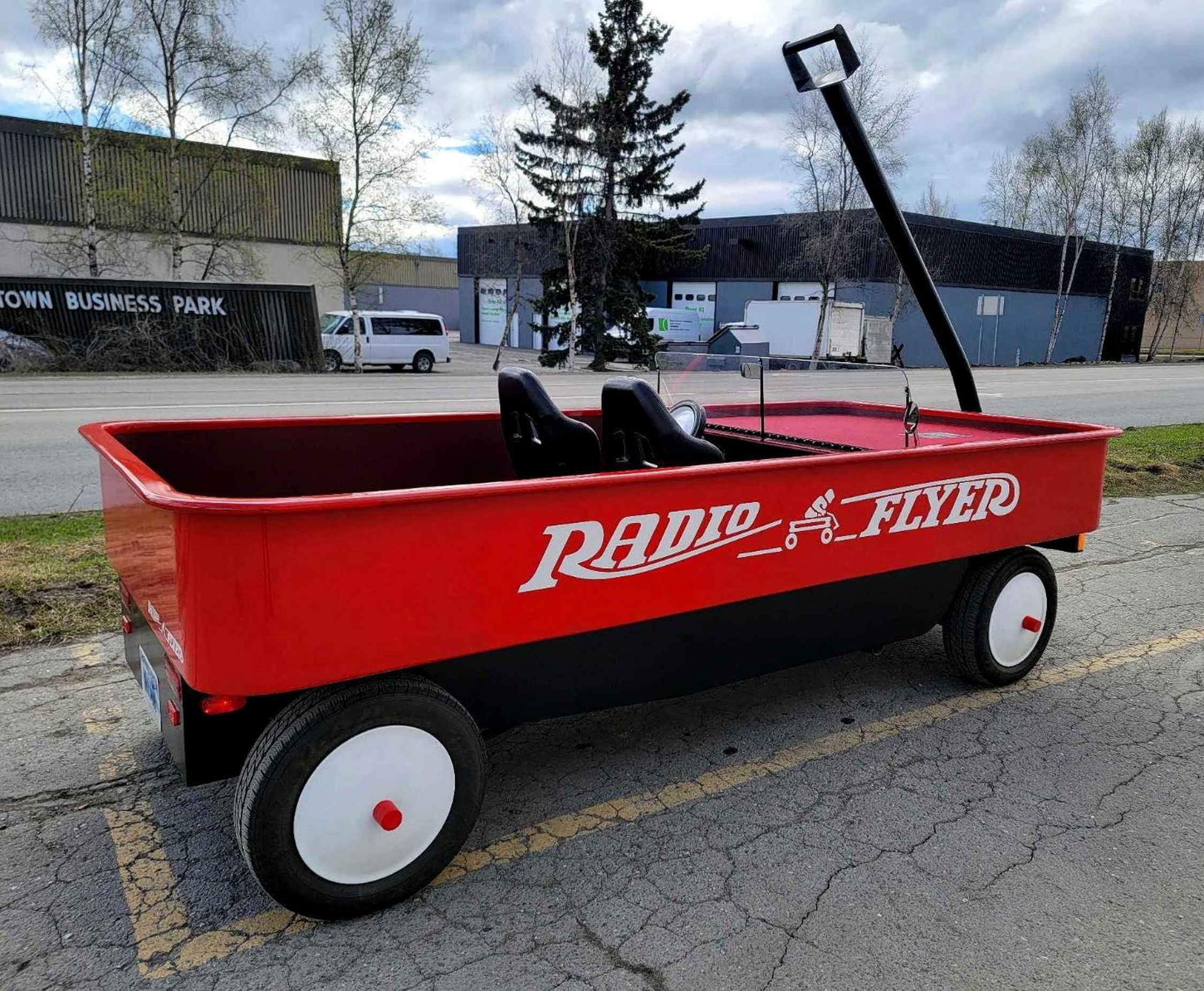Life-Sized Radio Flyer Wagon Based On A Mazda Is Your Midlife