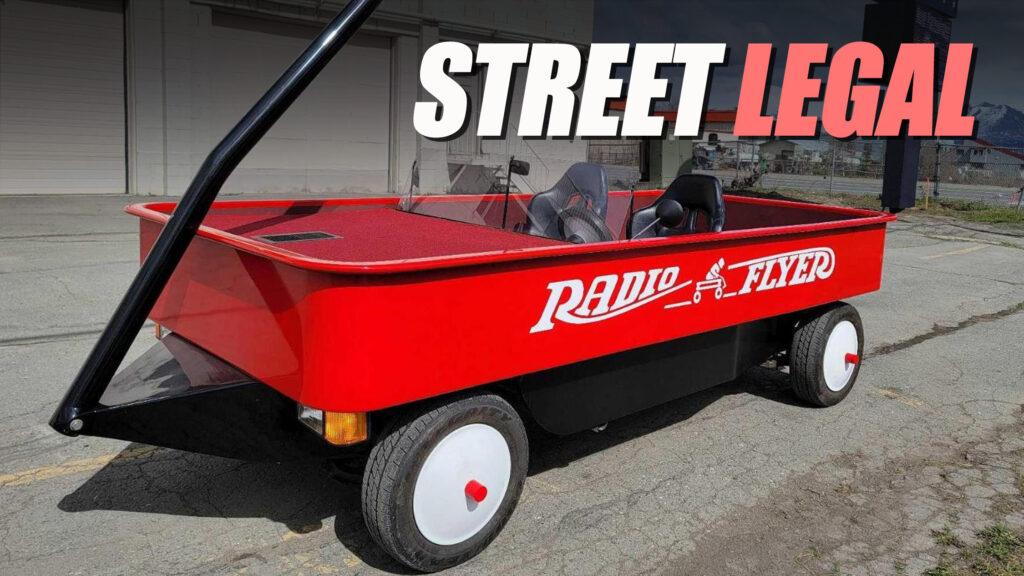  Life-Sized Radio Flyer Wagon Based On A Mazda Is Your Midlife Crisis Toy