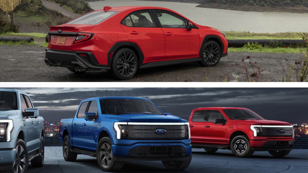  Subaru WRX And Ford F-150 Lighting Available To Lease At 0% APR
