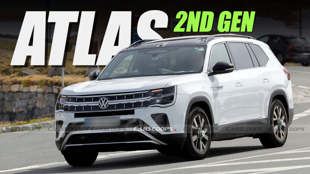  Next-Gen 2026 VW Atlas Spied With Streamlined Styling And Convincing Disguise