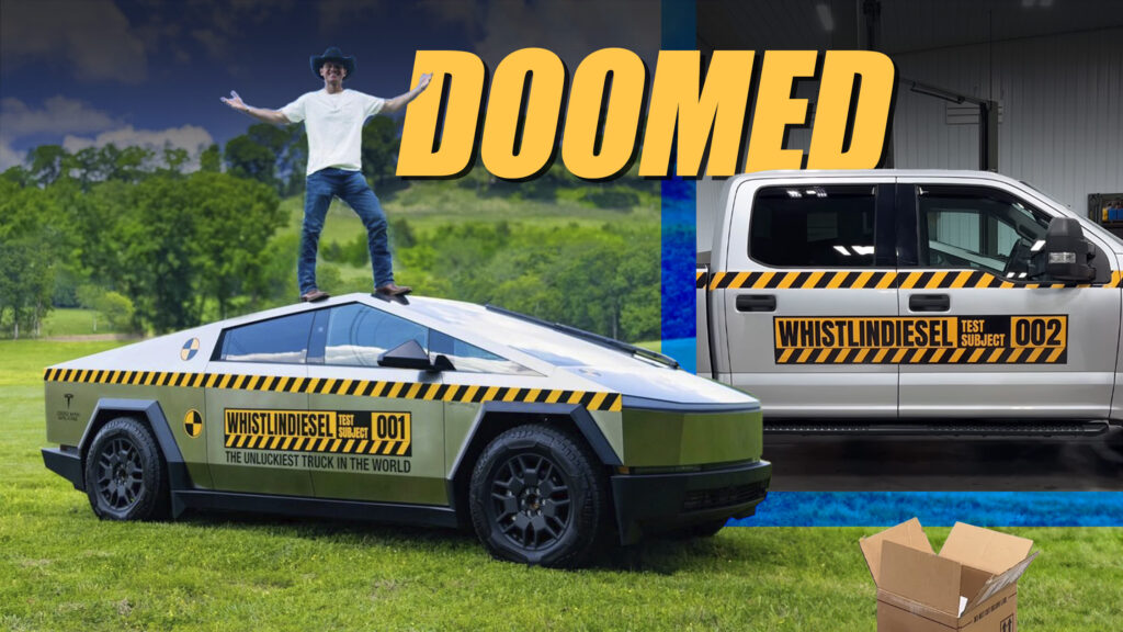  WhistlinDiesel Got His Hands On A Tesla Cybertruck And Ford F-150