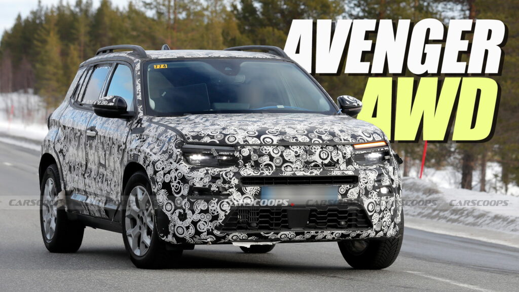  Jeep Avenger 4xe Spied As A More Capable, AWD Crossover