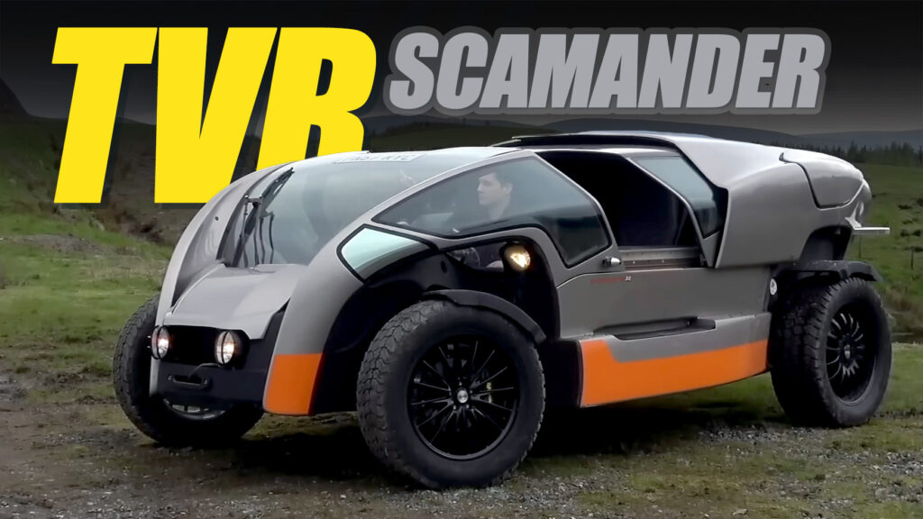  Wild TVR Scamander Amphibious Prototype Is Now Somehow Road Legal