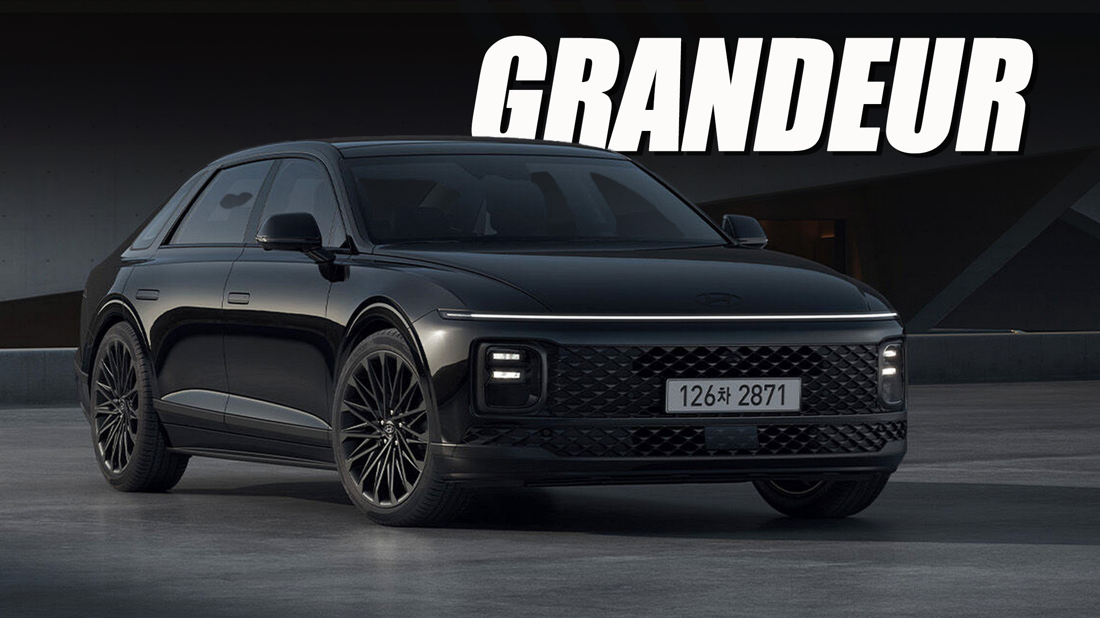 2025 Hyundai Grandeur Gains Black Exterior Package And Improved ADAS ...