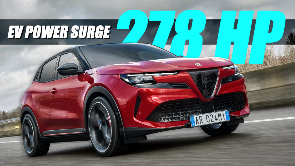  Alfa Romeo Says Oops, Junior Veloce EV Makes 278 HP Not 237 HP