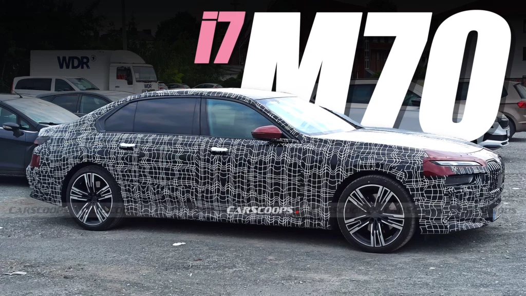  U Spy The BMW i7 M70 With A Slightly Sportier Rear End