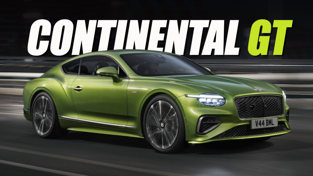 New Bentley Continental GT Speed Goes PHEV With 771 HP, More Tech, And A Batur-Inspired Face