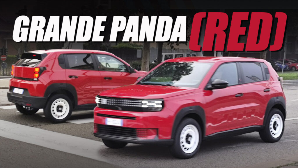  Fiat Grande Panda Spotted With White Steelies